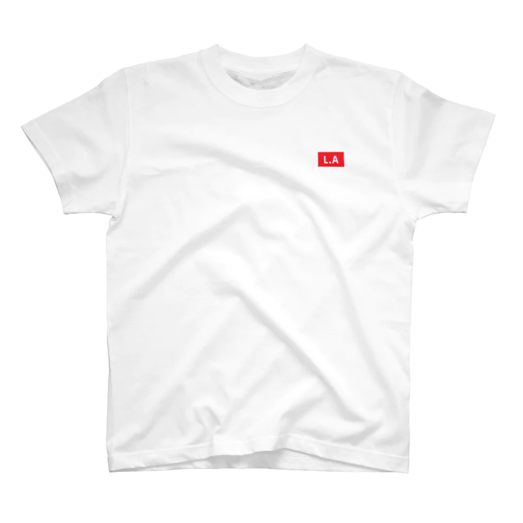 ワンポイントロゴ好きのL.Aロゴワンポイント Regular Fit T-Shirt