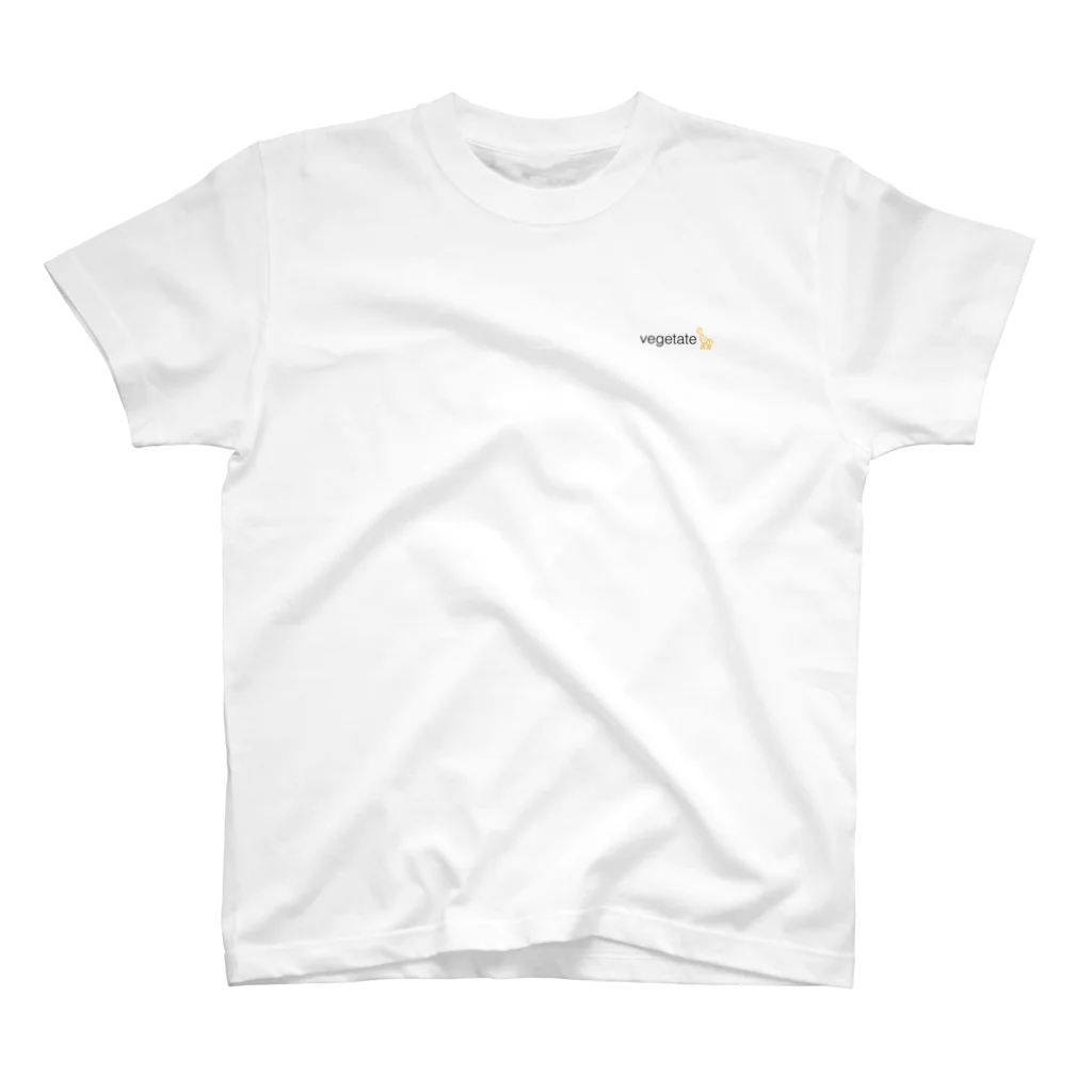 ワンポイントロゴ好きのvegetateワンポイントロゴ Regular Fit T-Shirt