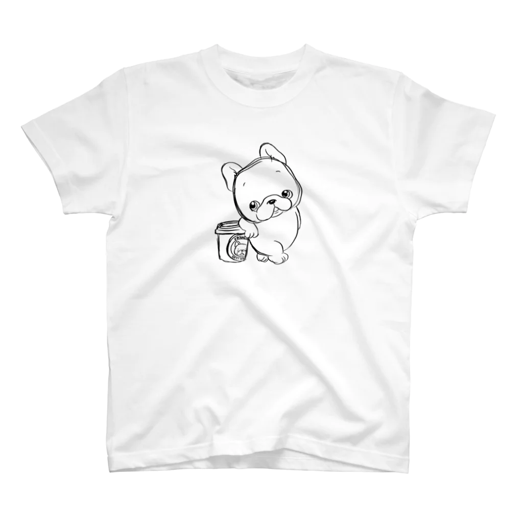 2216studioのカフェでいたずら描きしたフレブルちゃん。スケッチ。 Regular Fit T-Shirt