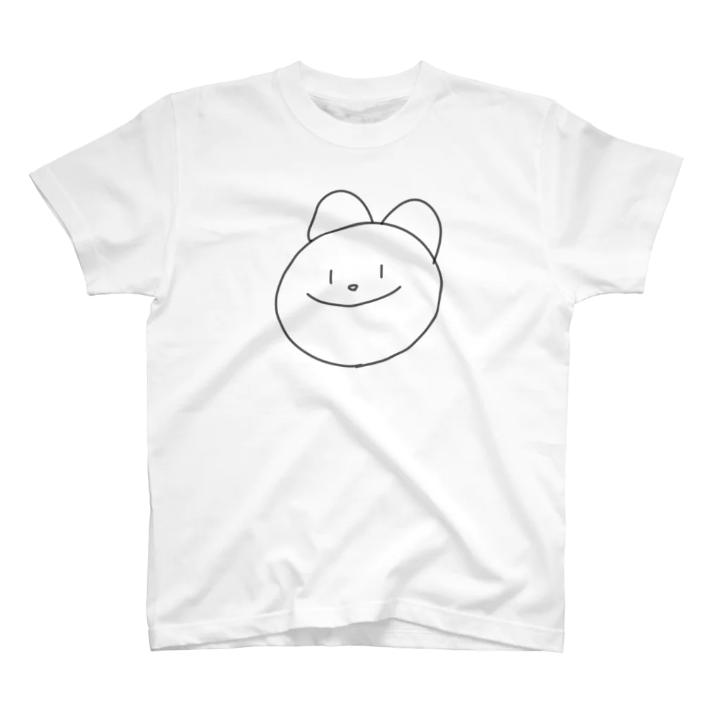 うまれつきのてぃーしゃつのスマイルくまちゃん スタンダードTシャツ