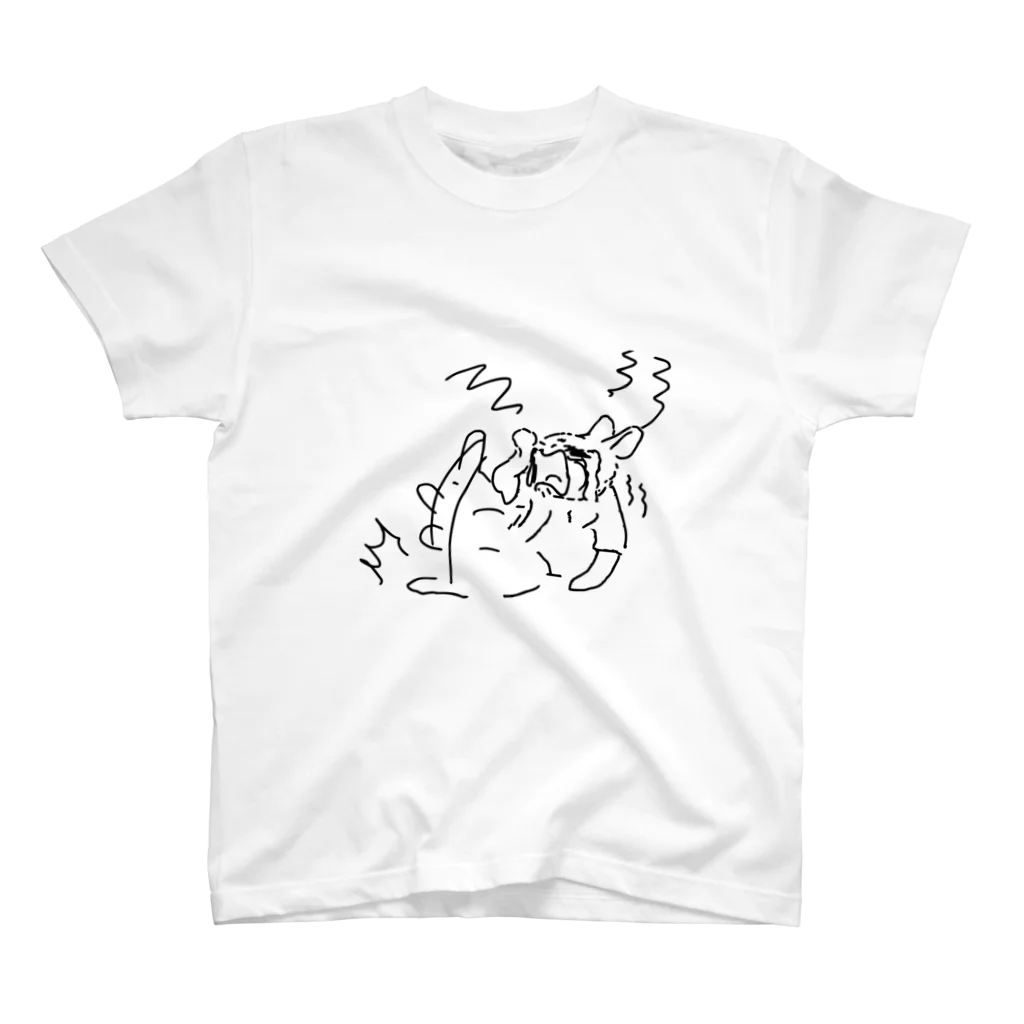 AngelRabbitsのうさぎむすこ（黒３） スタンダードTシャツ