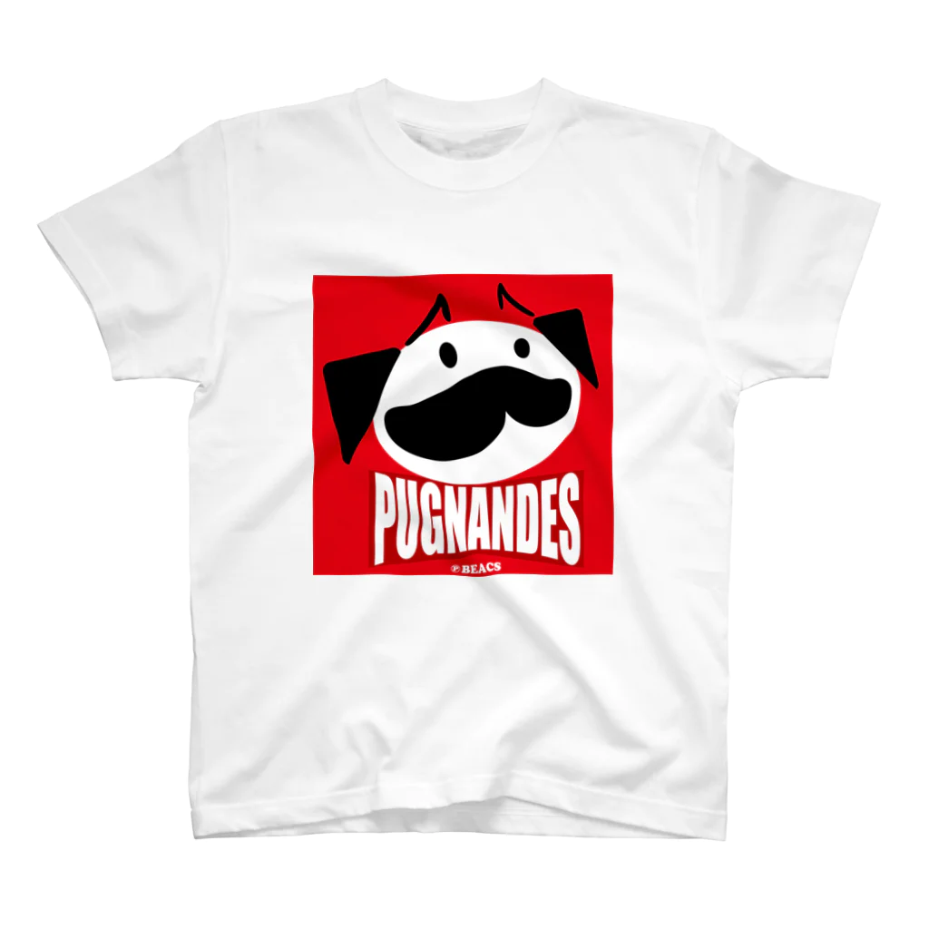 BEACSのPUGNANDES2022_Red スタンダードTシャツ