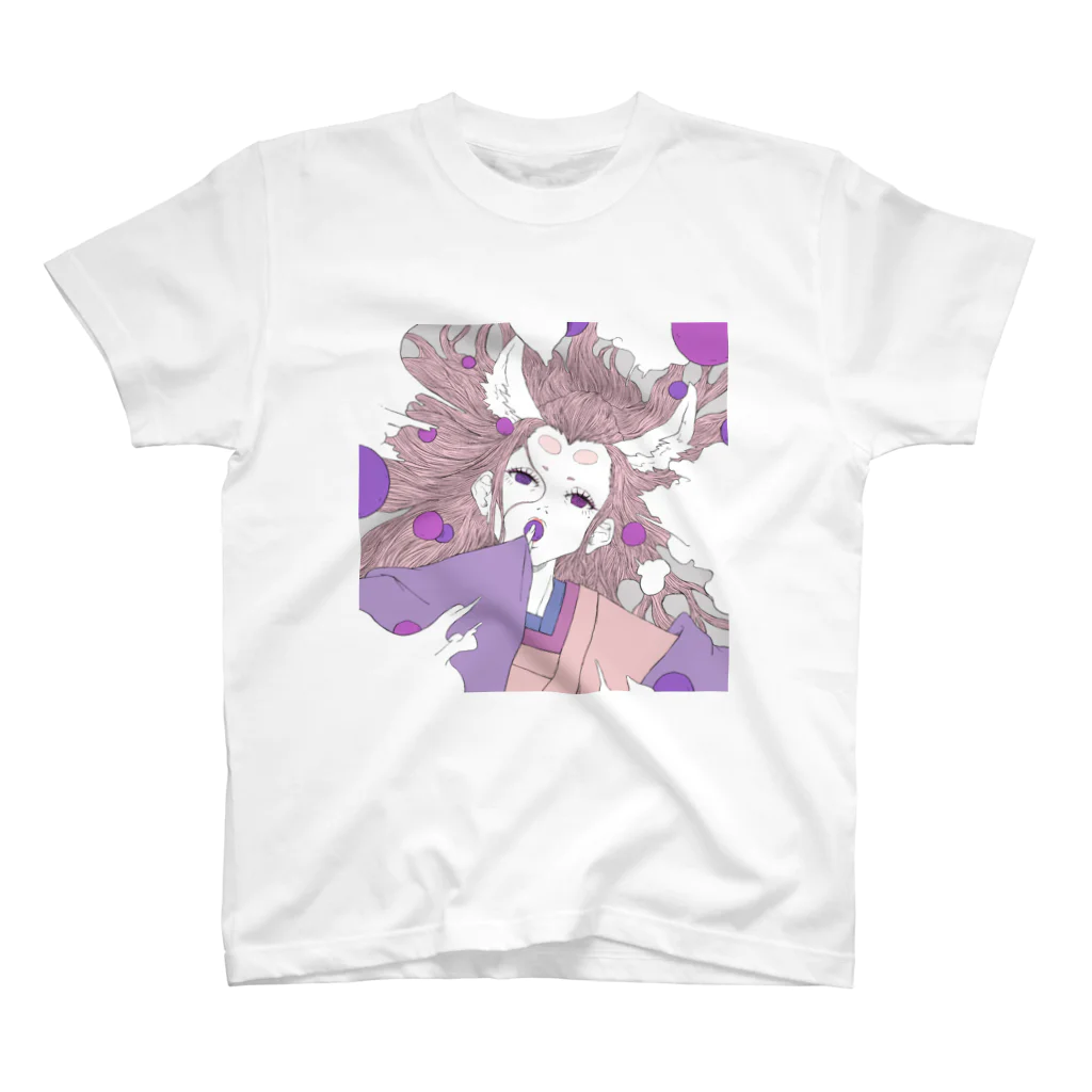 9 10 9（ qu / ten / qu ）のPURPLE BUBBLE スタンダードTシャツ