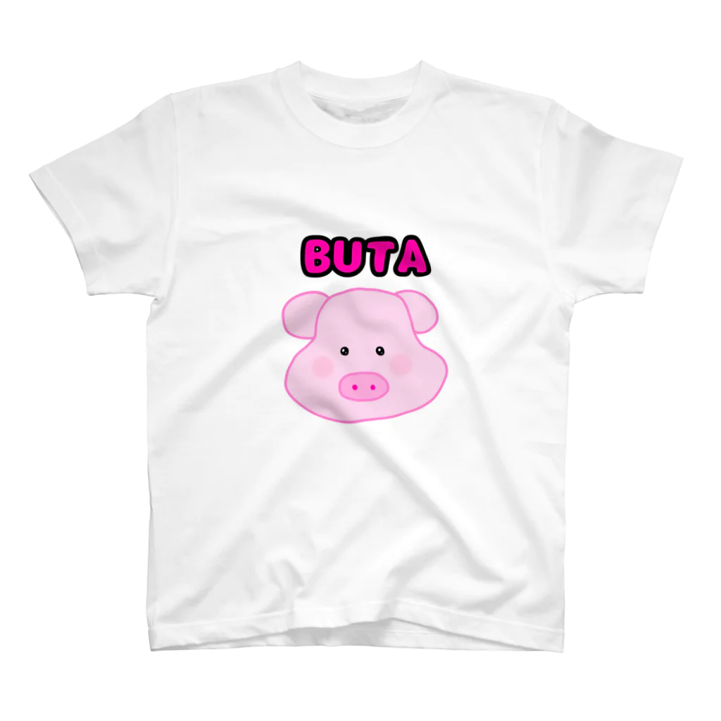 mocha_jasmine_shopのBUTA スタンダードTシャツ