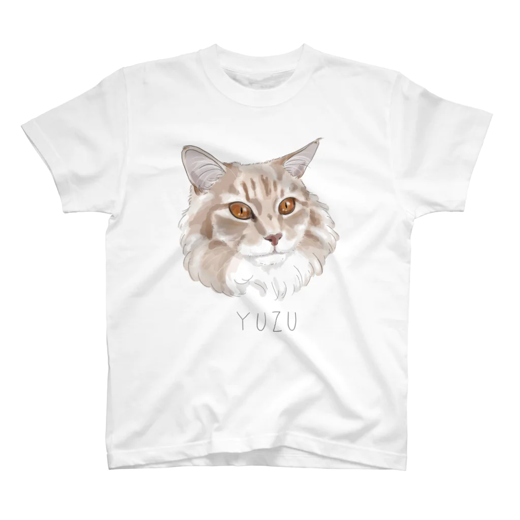 みきぞーん｜保護猫 ミッキー画伯と肉球とおともだちのyuzu Regular Fit T-Shirt