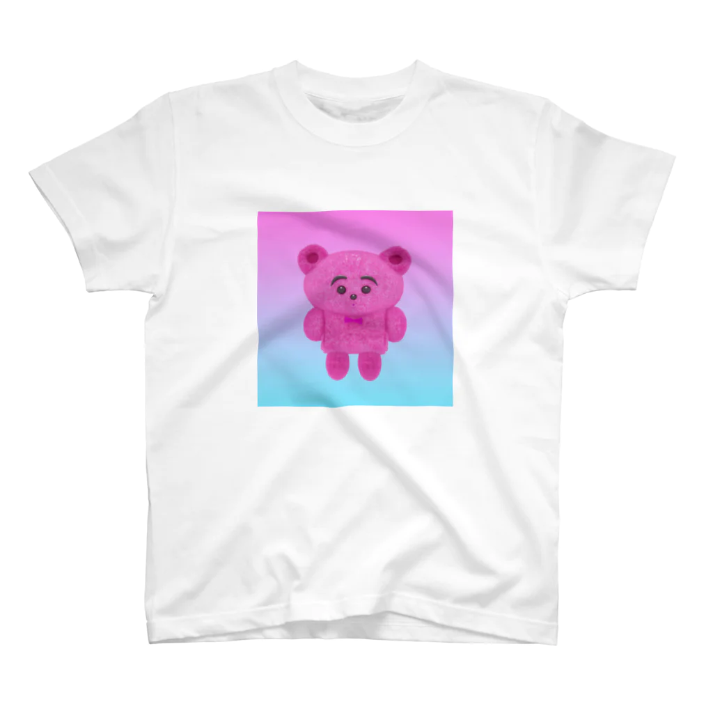 KMZ🐻NFTのKMZ🐻NFT_pink Regular Fit T-Shirt