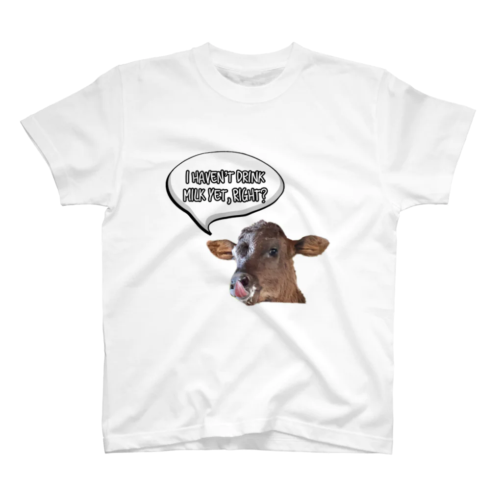 Happy cows♪のHappy cows♪ 吹き出しver Regular Fit T-Shirt