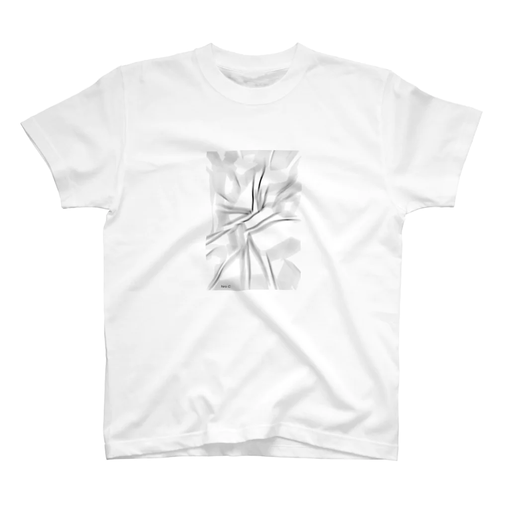 絵描きhiro CのギャラリーHMの絵描きhiro Cオリジナル作品Tシャツ「thin emotions」 Regular Fit T-Shirt