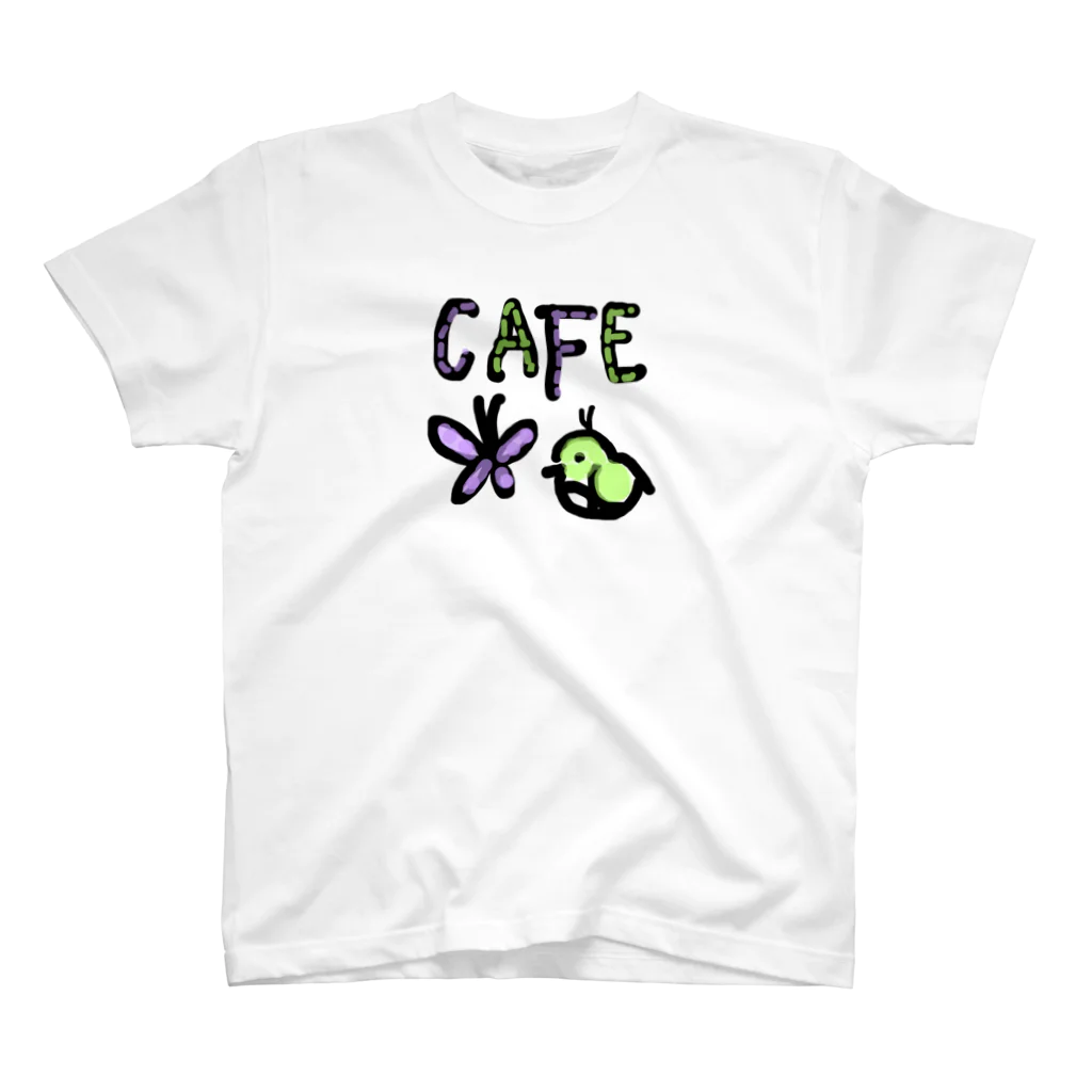 Caffe TefuTefu13468のなかよしてふてふ スタンダードTシャツ