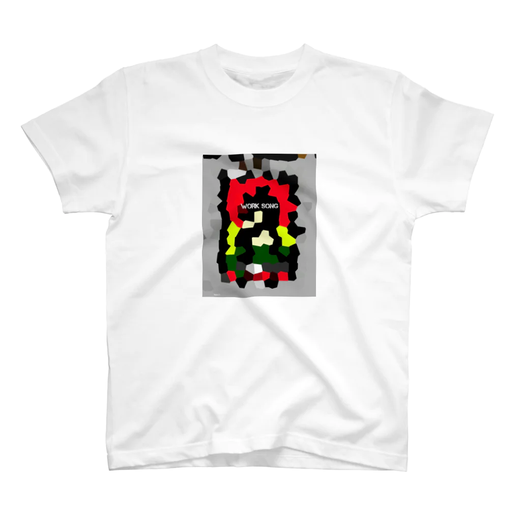 絵描きhiro CのギャラリーHMの絵描きhiro C オリジナル作品Tシャツ「ワークソング」 Regular Fit T-Shirt