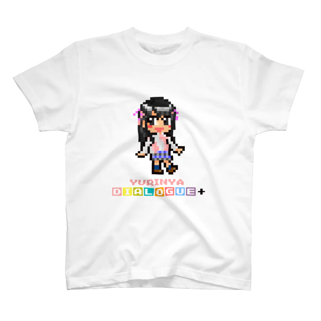 DIALOGUE＋のドットDIALOGUE＋ ゆりにゃ推しスタンダードTシャツ(白) 티셔츠