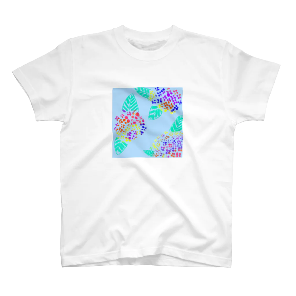 yama_nekomimiの紫陽花 Regular Fit T-Shirt