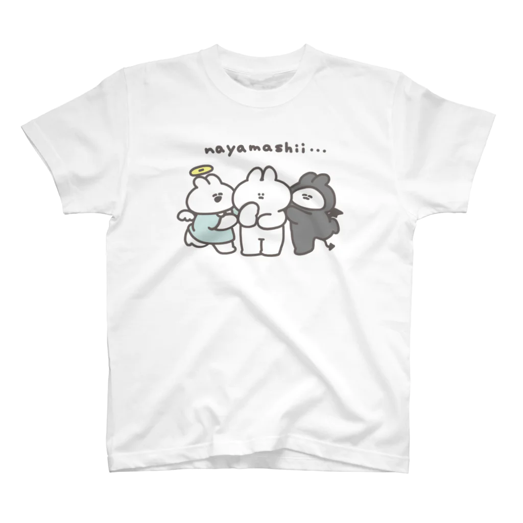 ナポリのSUZURIの天使と悪魔 スタンダードTシャツ