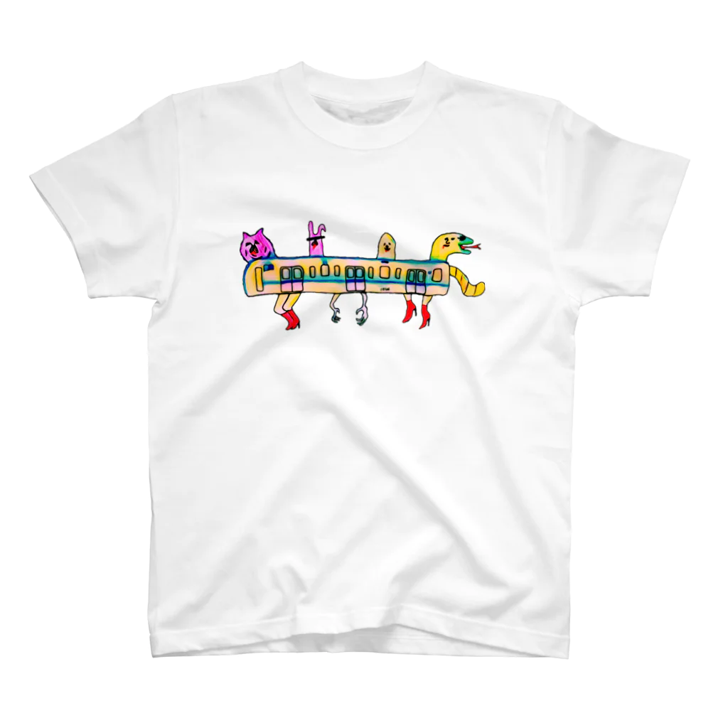 お味噌ちゃん👺LINEスタンプものmiso-train スタンダードTシャツ