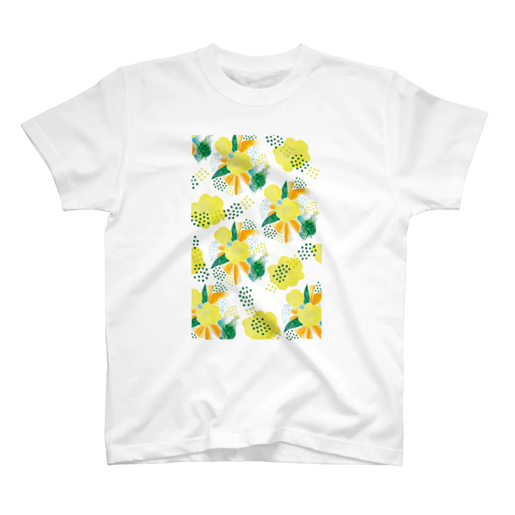 hugging love ＋《ハギング ラブ プラス》のyellow_flower スタンダードTシャツ