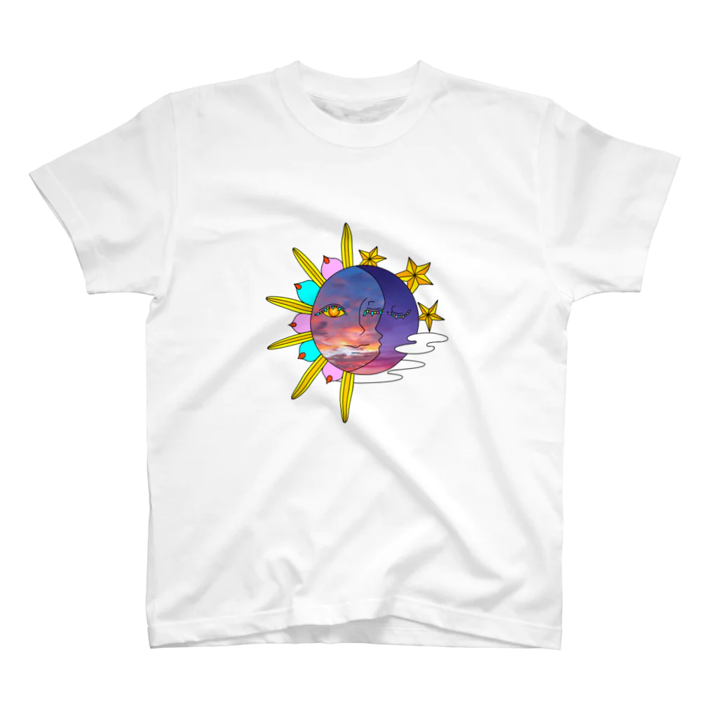 A-KatzelのEl sol y La luna Regular Fit T-Shirt