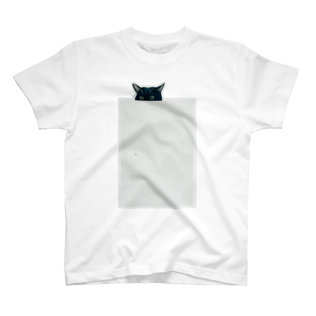 NEKOTORU（ねことる）のちょっとだけ猫 スタンダードTシャツ