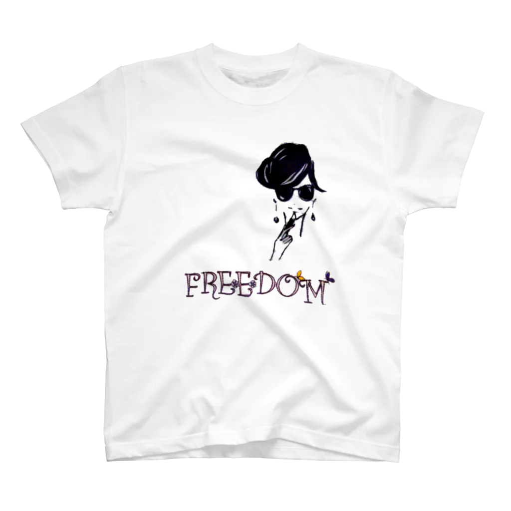 FREEDOM_K_のFREEDOM　Paris女子 スタンダードTシャツ