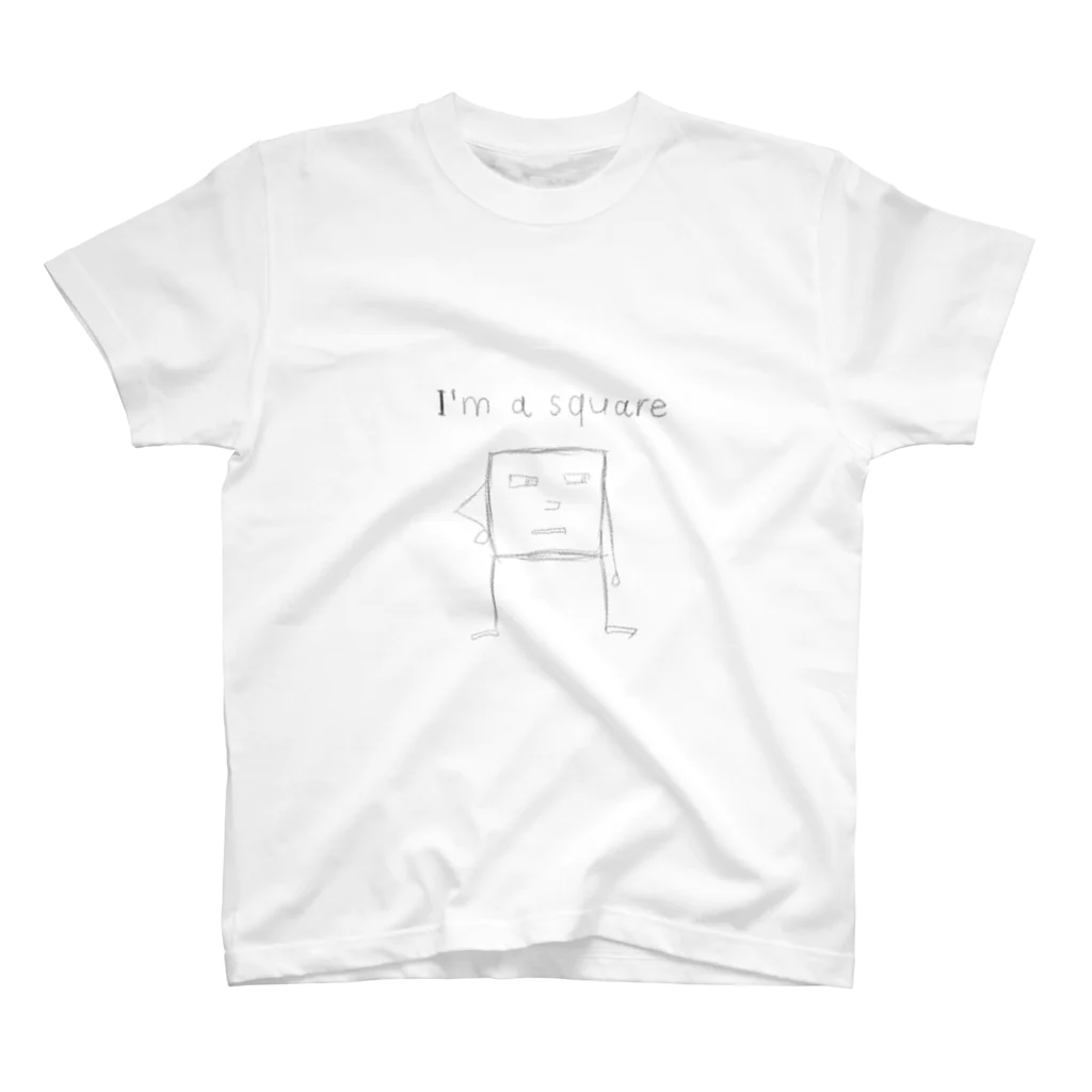 翔-KAKERU-のI'm a square スタンダードTシャツ