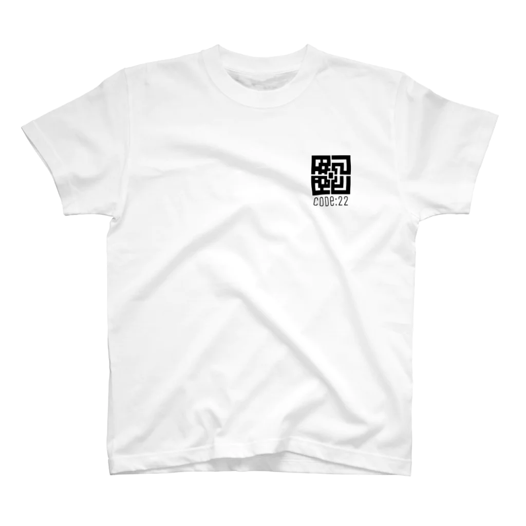 CODE:22のcode:22《asymmetry》 スタンダードTシャツ