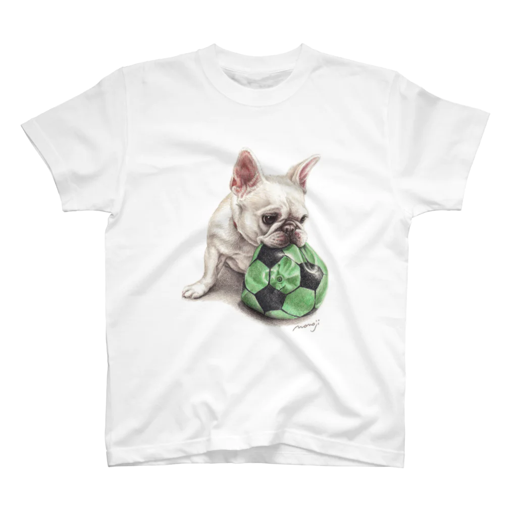 Momojiの犬画のフレブル8 スタンダードTシャツ