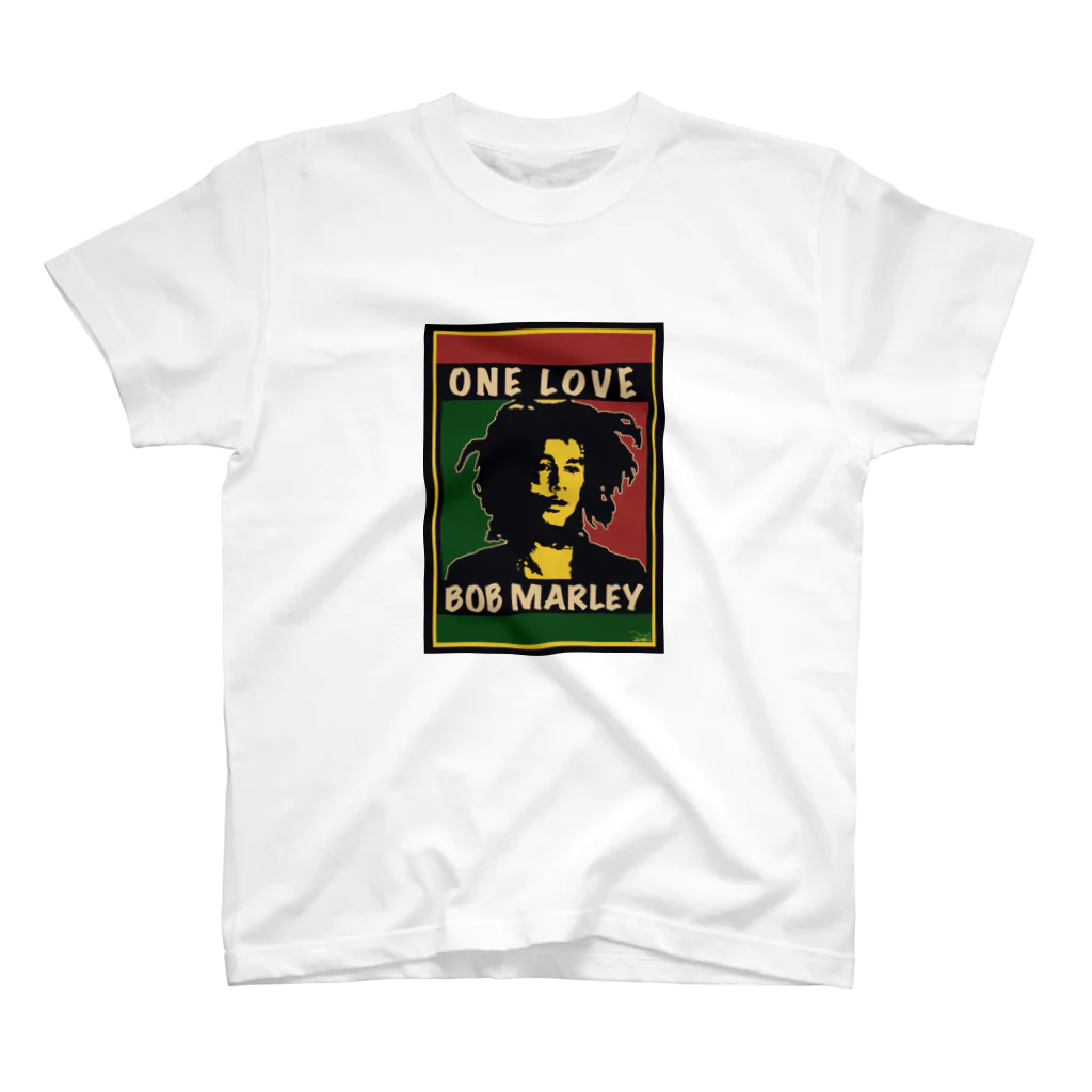 ３rd LaughのBOB MARLEY [ONE LOVE] スタンダードTシャツ