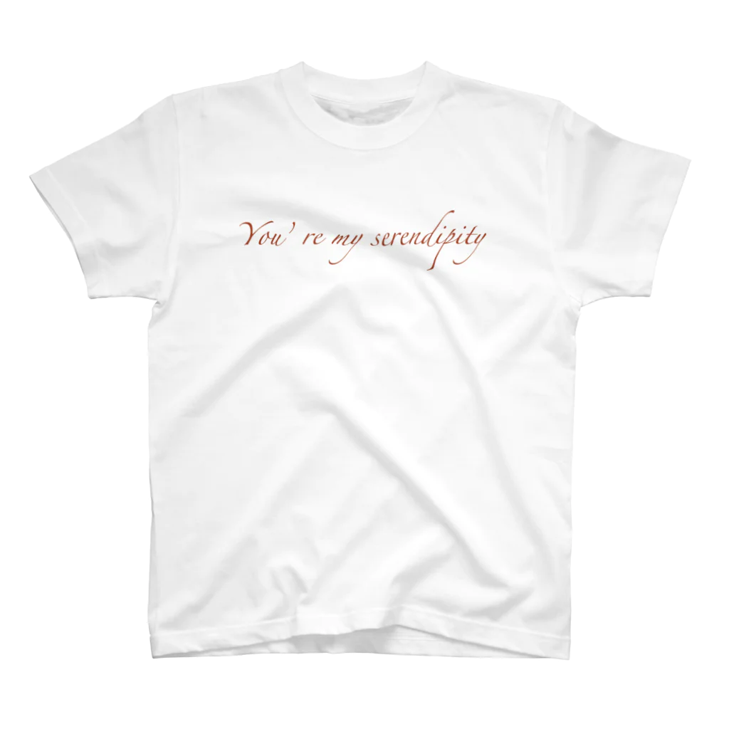 shiraishi_designのショップのYou're my serendipity ー告白・気持ち スタンダードTシャツ