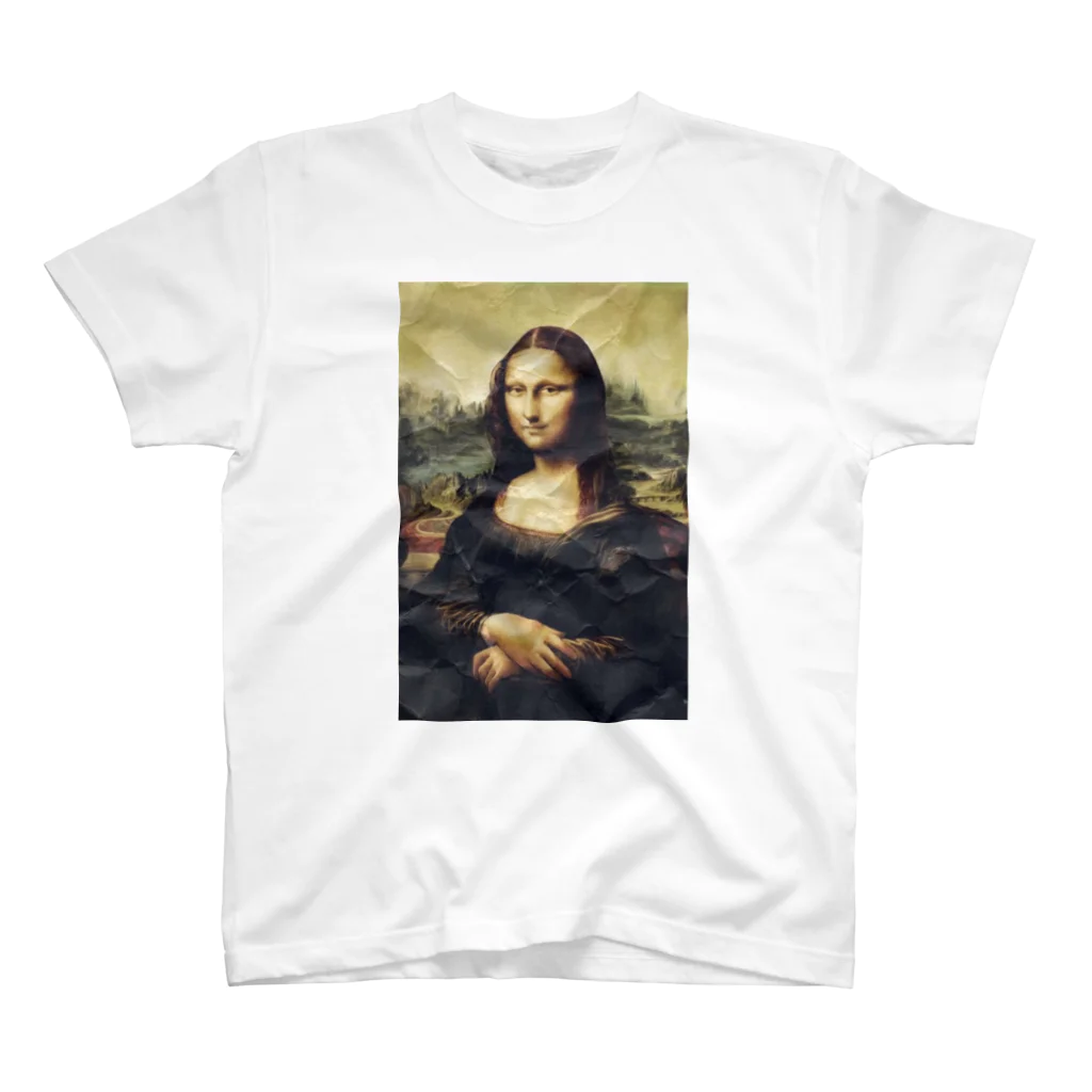 AltocolonyのMona Lisa Paper Photo Tee スタンダードTシャツ