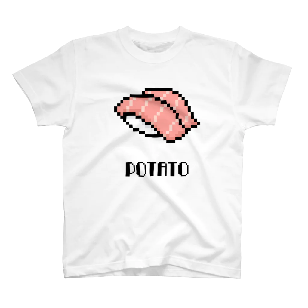 食べ物グッズ広場の大トロ スタンダードTシャツ