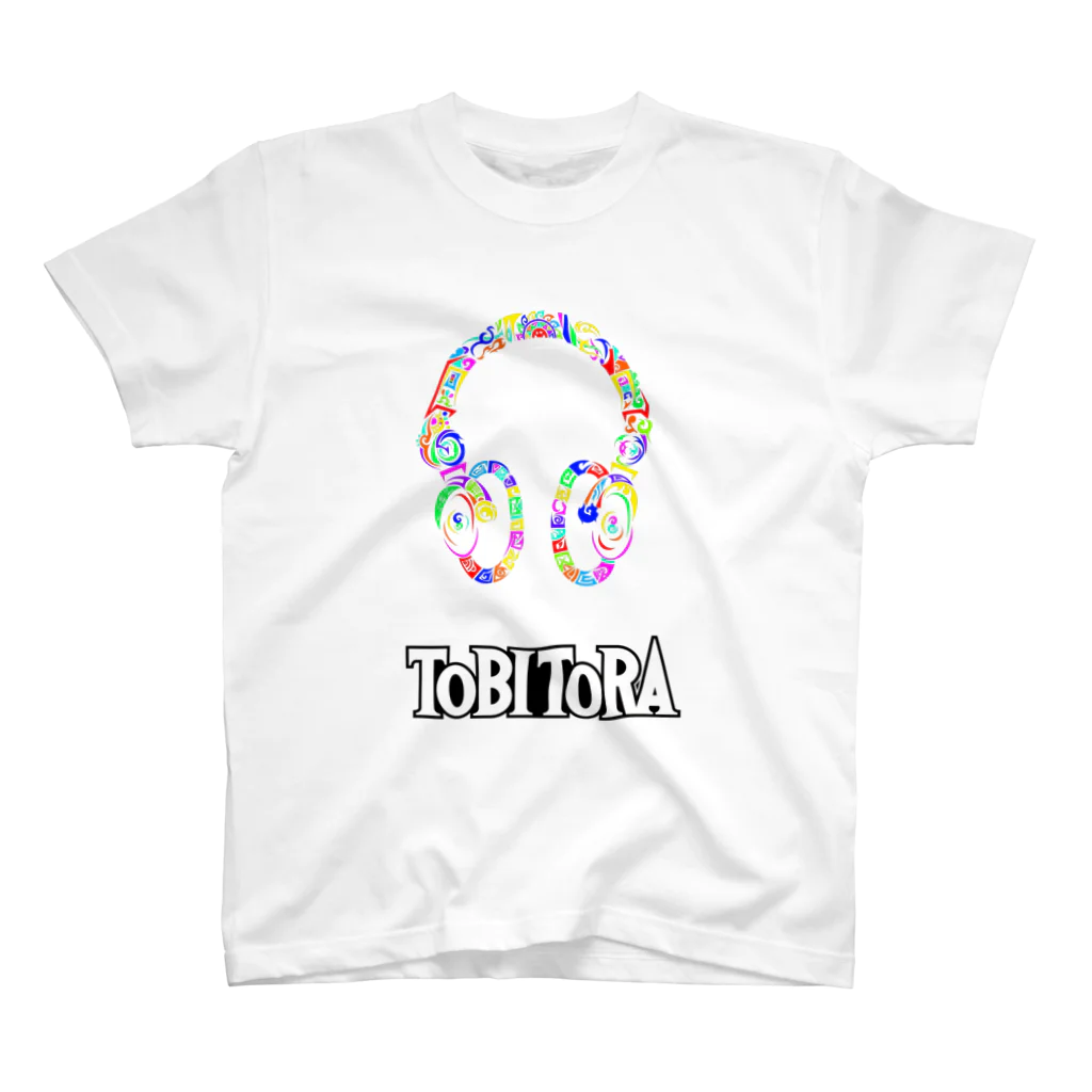 TOBITORA とびとらのヘッドフォン スタンダードTシャツ