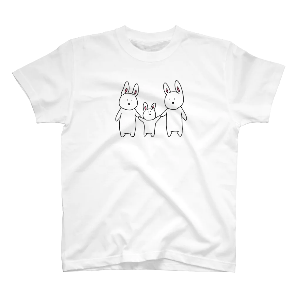 あいの仲良し親子の半笑いうさぎ Regular Fit T-Shirt