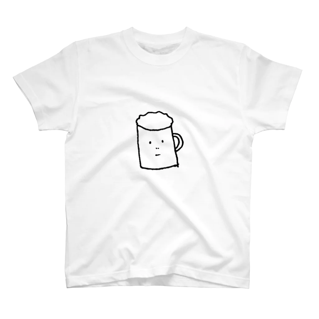 mochi_gomeのとりあえずビールで スタンダードTシャツ