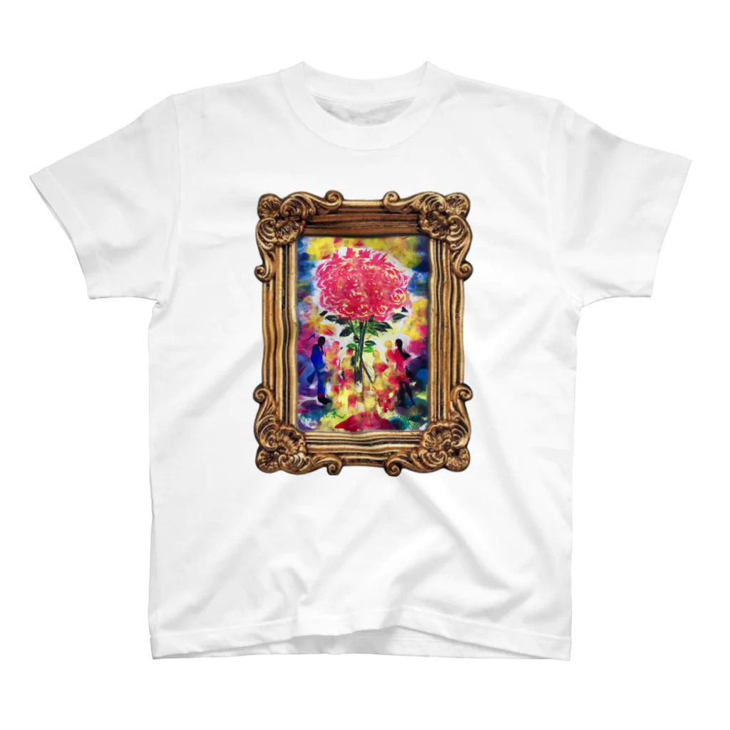 Yukinko Akira factoryのカレナイ花束 Regular Fit T-Shirt