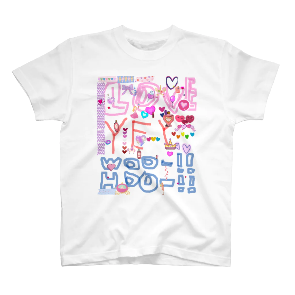 Allan's Family Travelのラブイェイウーフー！ スタンダードTシャツ