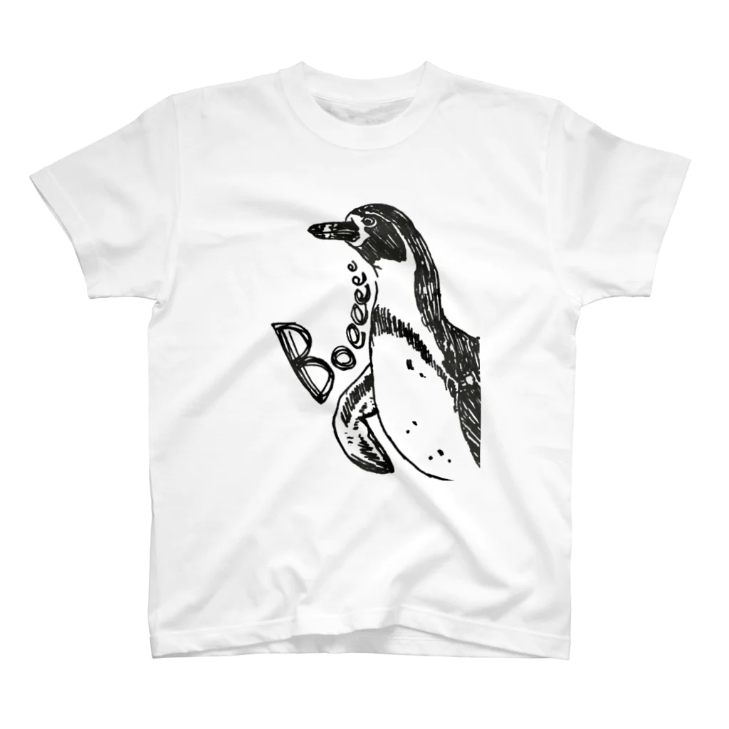 しゃけのぼえぼえフンボルトペンギン君 スタンダードTシャツ