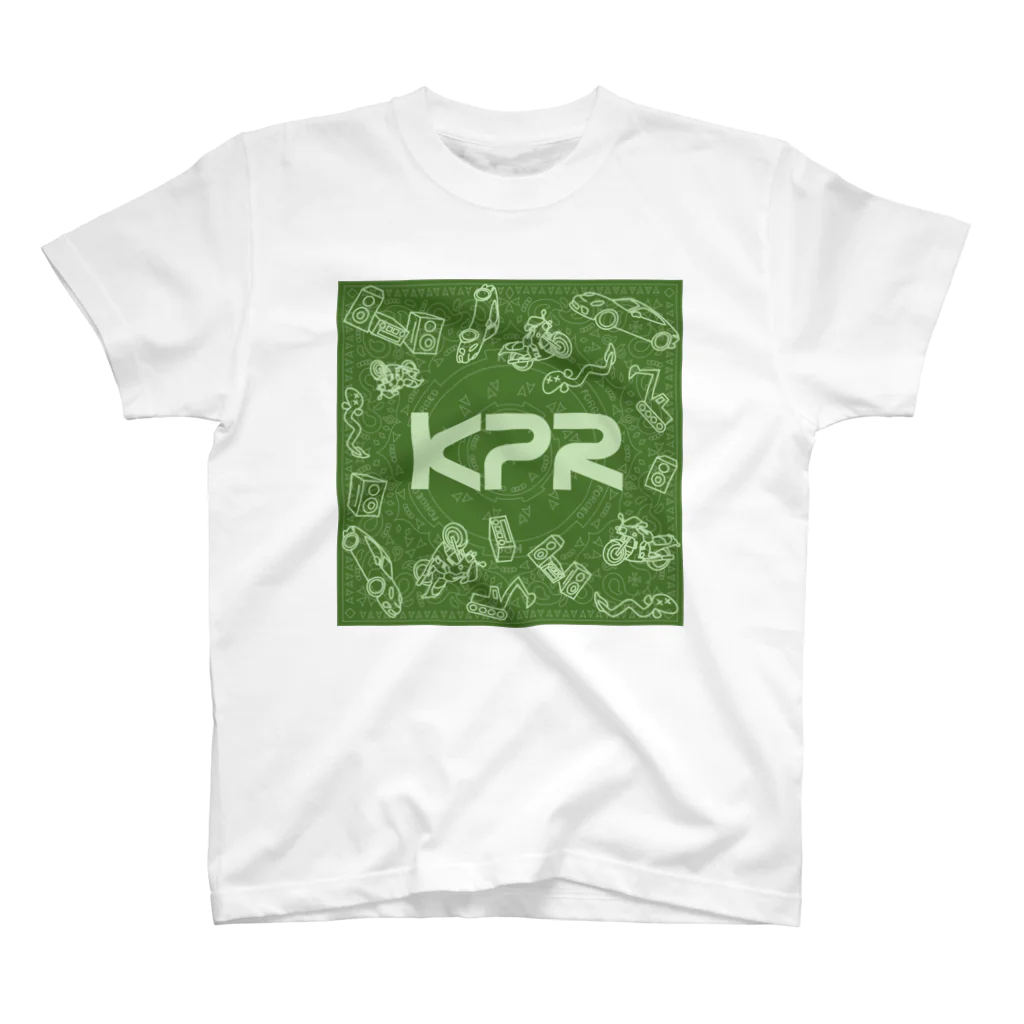 マチガレ(TRC,KPR,タックンモータースグッズショップ)のKPR 全部盛り(グリーン) Regular Fit T-Shirt