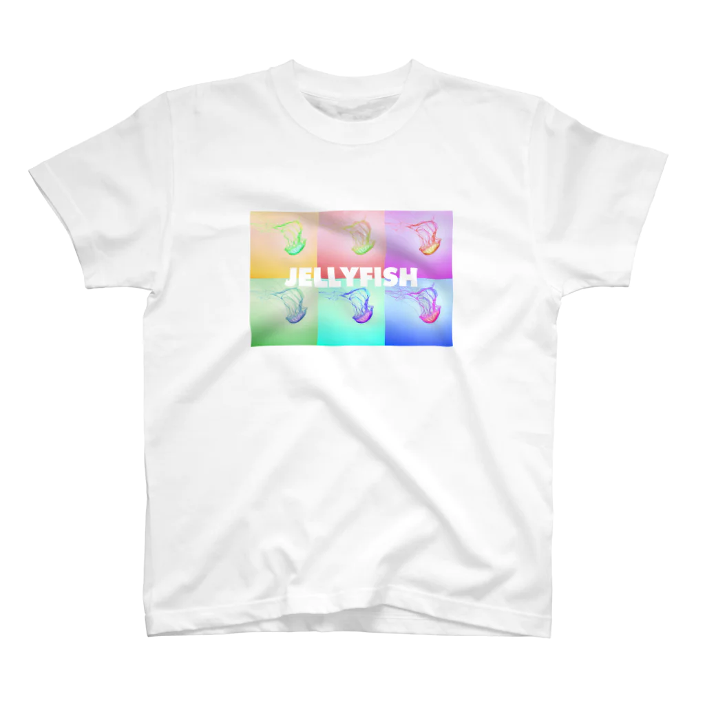 bayashinoriのJELLYFISH POP ART(クラゲポップアート) グラデーション Regular Fit T-Shirt