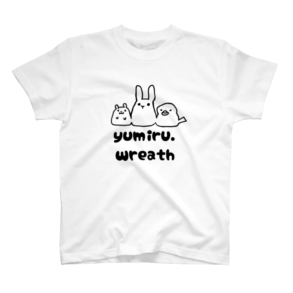 yumiru.wreathのyumiru.wreathロゴ スタンダードTシャツ