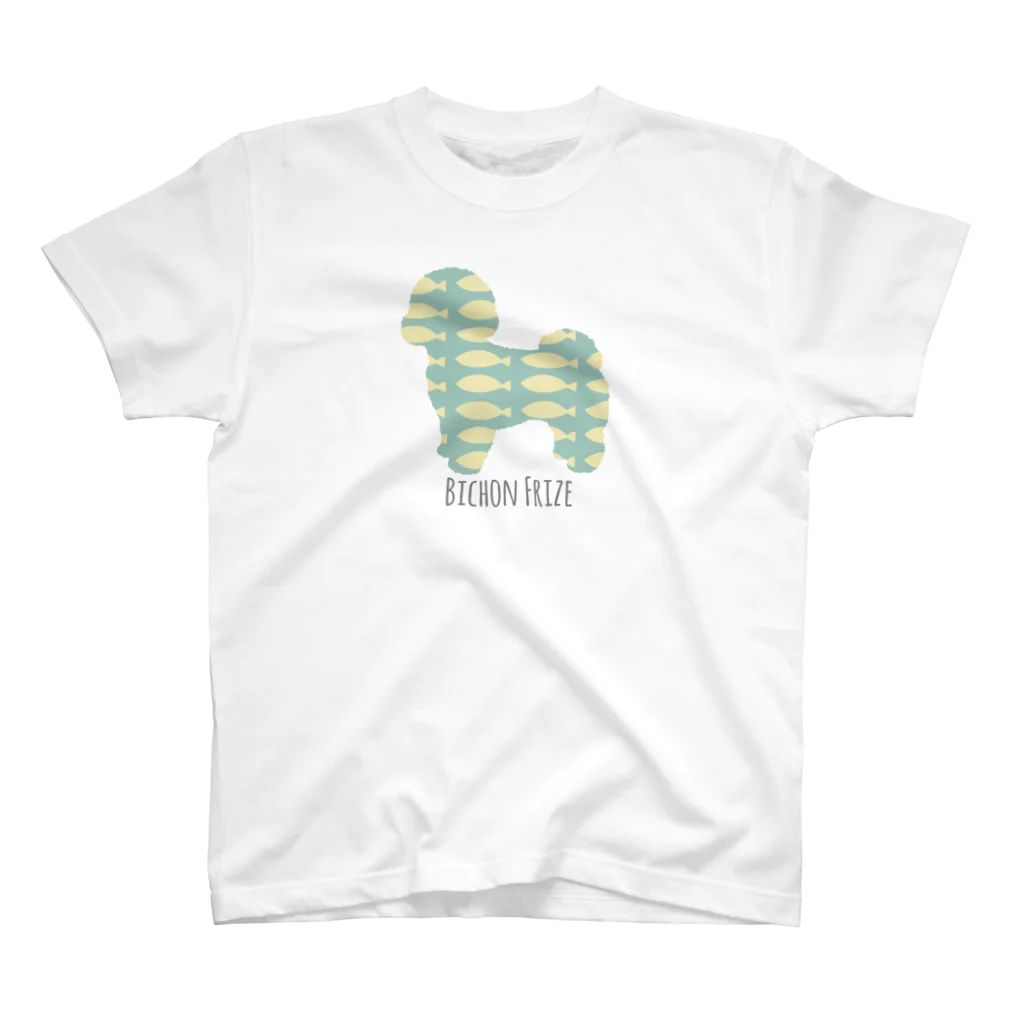 AtelierBoopのおさかな犬　ピジョンフリーゼ Regular Fit T-Shirt