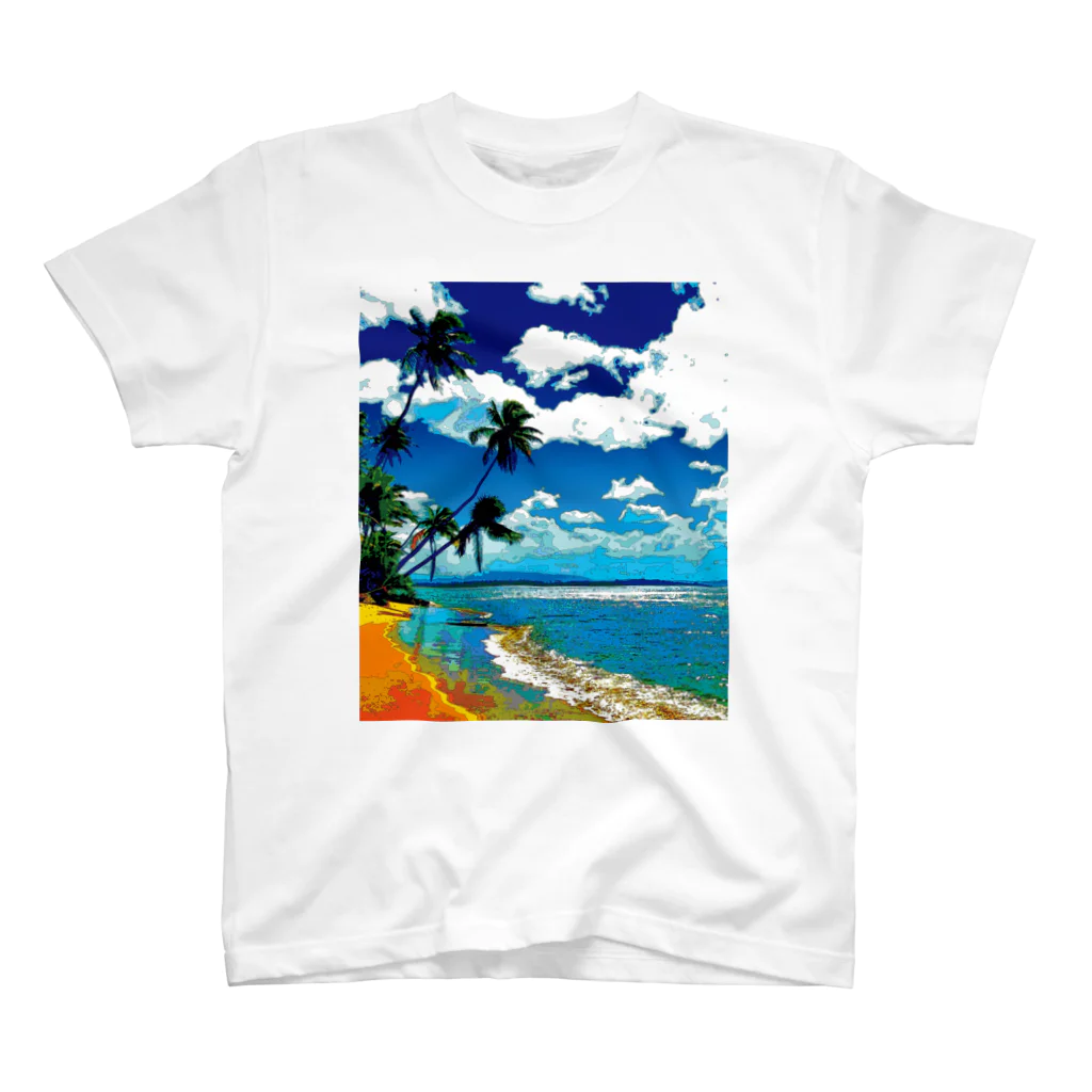 GALLERY misutawoのカリブ海の休日 スタンダードTシャツ