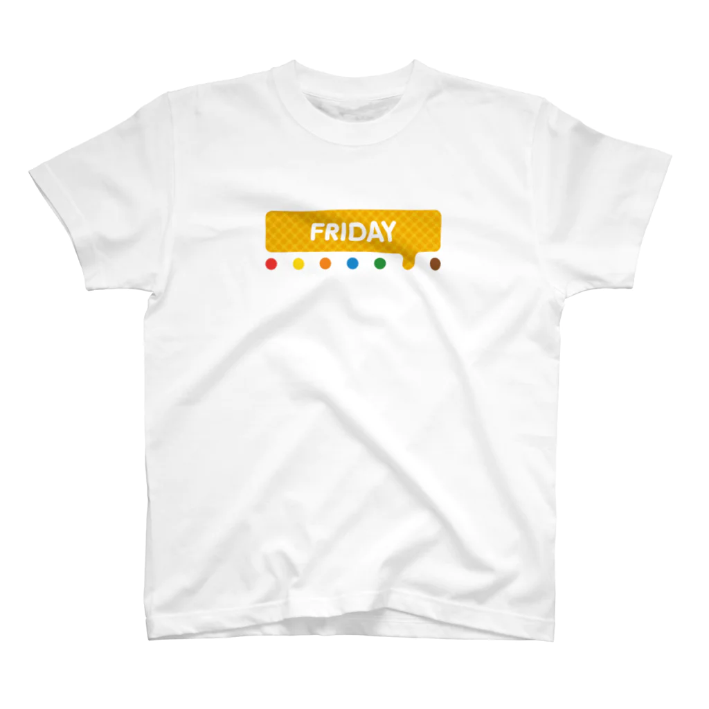 有限会社ケイデザインの金曜日のシャツ（英語） スタンダードTシャツ