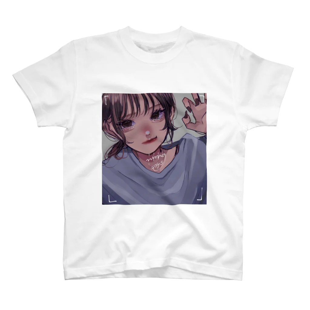 れれちゃんのぐっずしょっぷの自撮り女子 スタンダードTシャツ