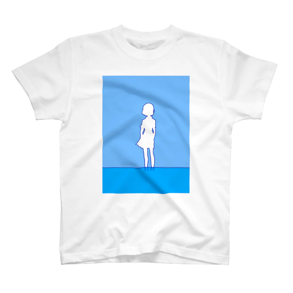 海谷子猫の水辺の素足 Regular Fit T-Shirt