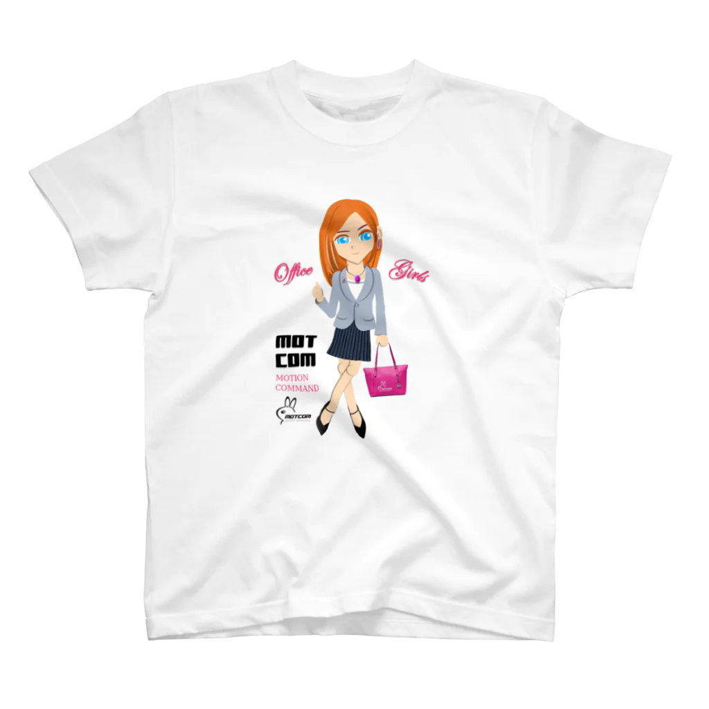 MOTCOM Winkel+の「オフィス女子」Officegirls スタンダードTシャツ