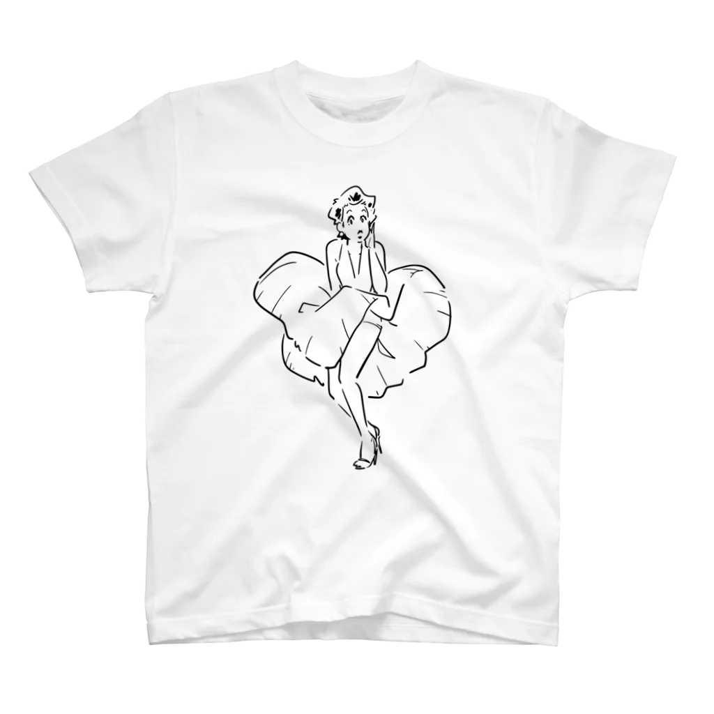 山形屋米店のマリリン・モンロー（Marilyn Monroe) Regular Fit T-Shirt