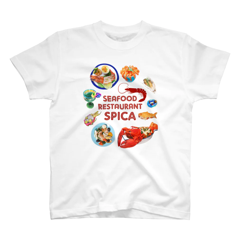 spicaのシーフードレストラン スピカ スタンダードTシャツ