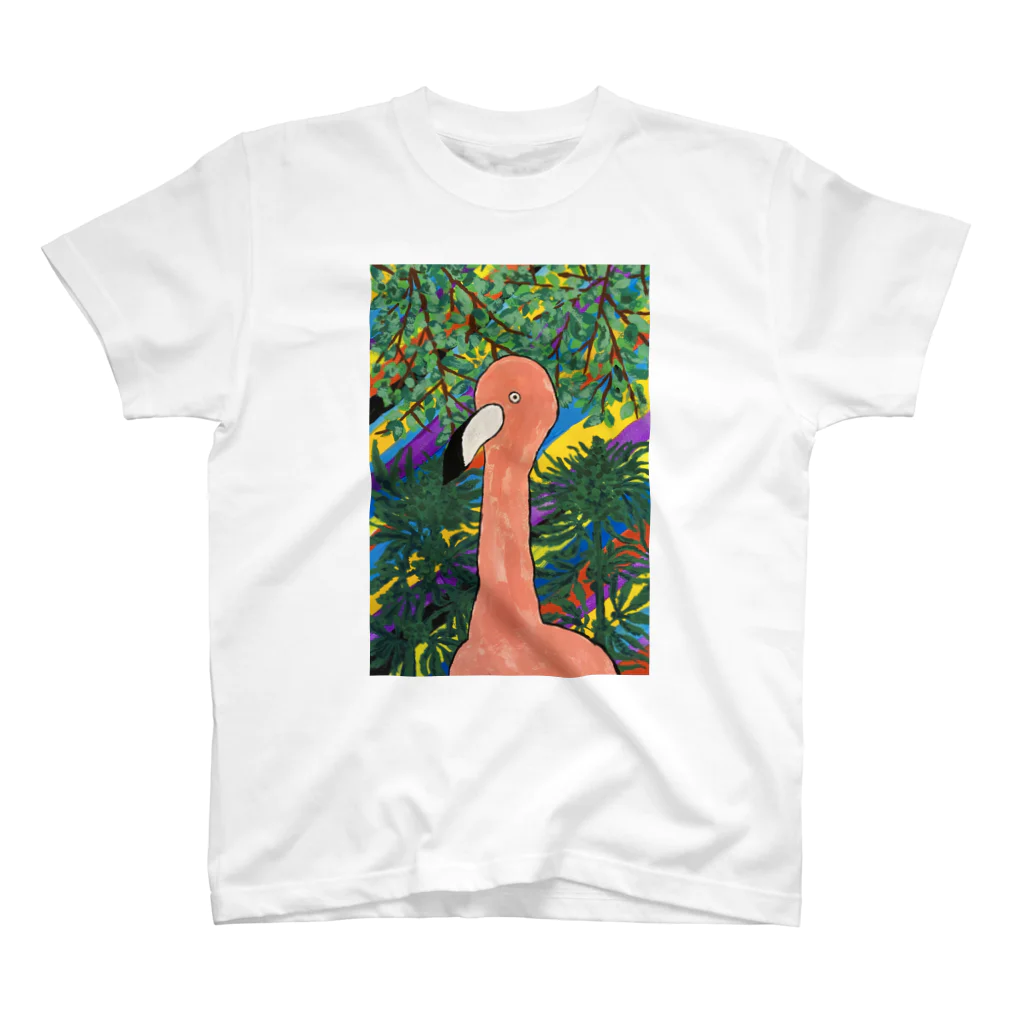 片倉のフラミンゴ Regular Fit T-Shirt