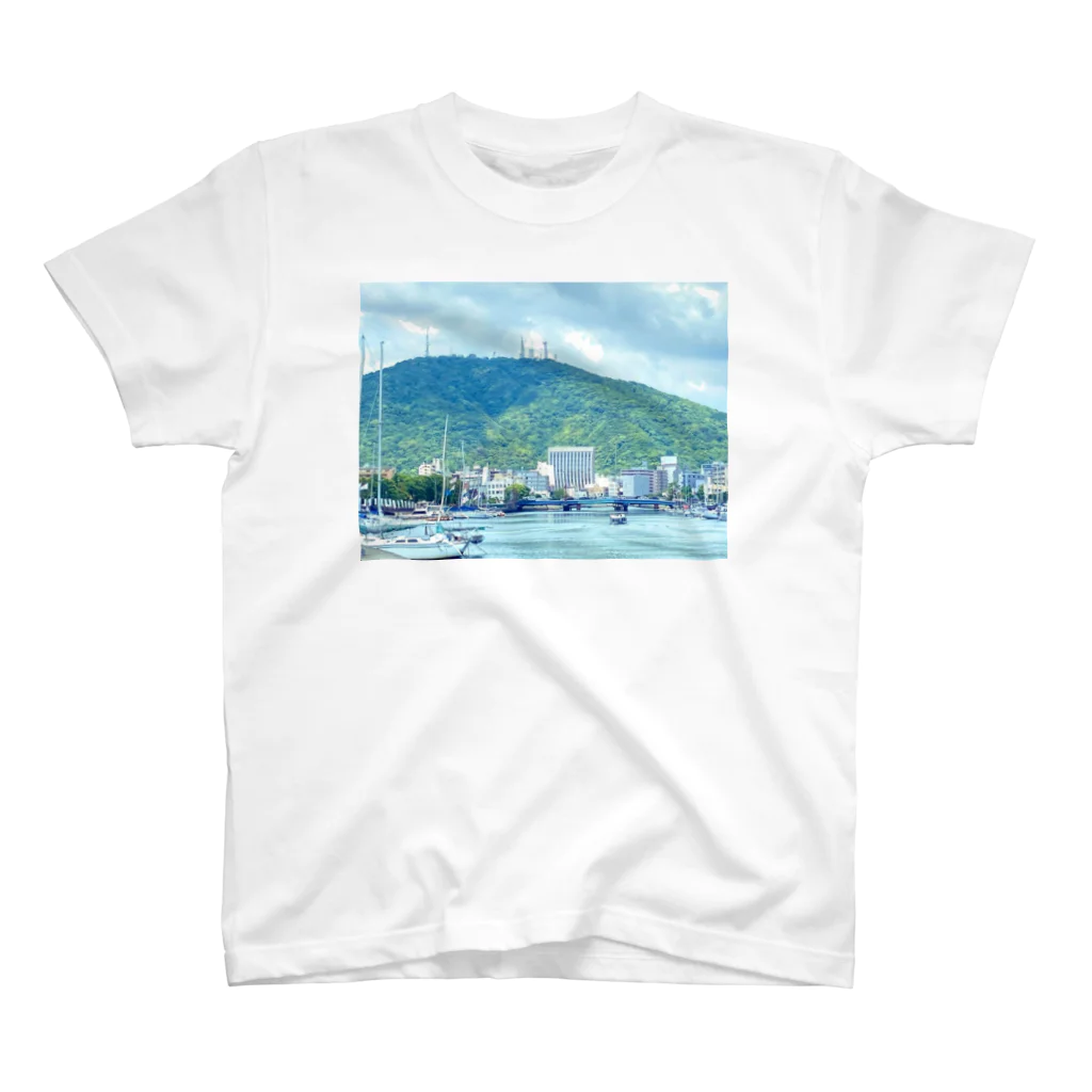 眉山ライブカメラの徳島市眉山 スタンダードTシャツ