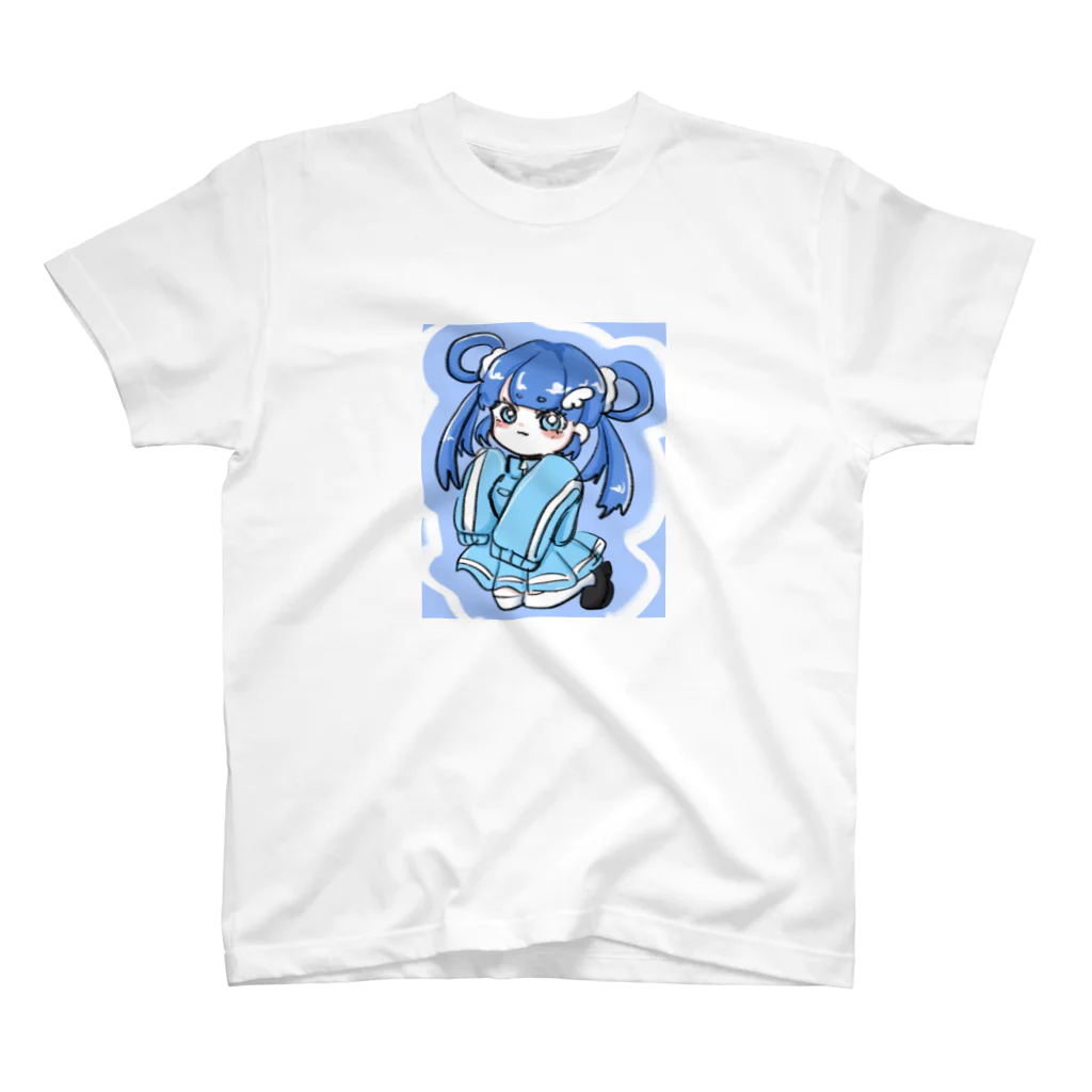 海蘭の水色ジャージちゃん スタンダードTシャツ