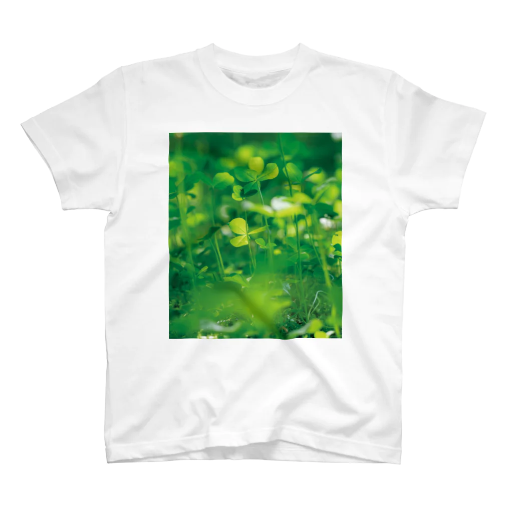 akane_art（茜音工房）の癒しの風景（クローバー） Regular Fit T-Shirt